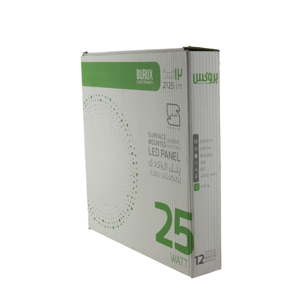 پنل گرد 25 وات بروکس روکار SMD