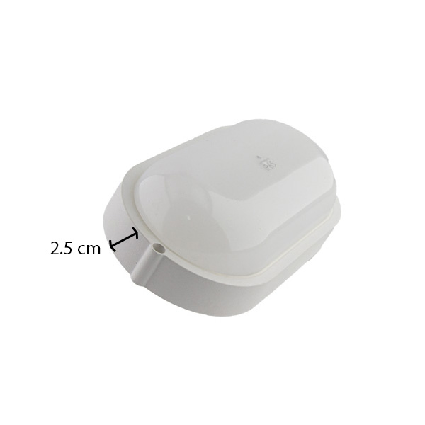 پنل ال ای دی آبتین 12 وات بیضی ضد آب IP65 پارس شعاع توس روکار