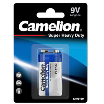 باتری کتابی 9 ولت کملیون مدل Super Heavy Duty 6F22