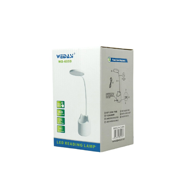 چراغ مطالعه شارژی لمسی ویداسی مدل WD-6059