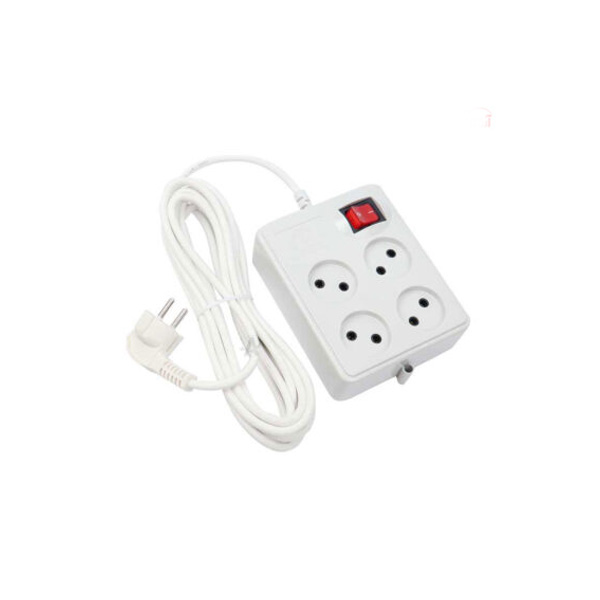 چهارراه پارت مربع ارت دار مغزی سرامیکی با کابل 3 متر کد 329
