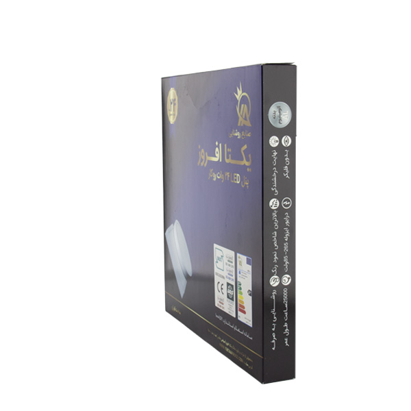 پنل گرد 24 وات یکتا افروز ساید لایت فریم آلومینیوم روکار